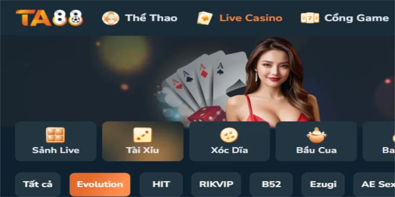 Game tài xỉu phát trực tiếp có các nữ Dealer xinh đẹp Game tài xỉu phát trực tiếp có các nữ Dealer xinh đẹp