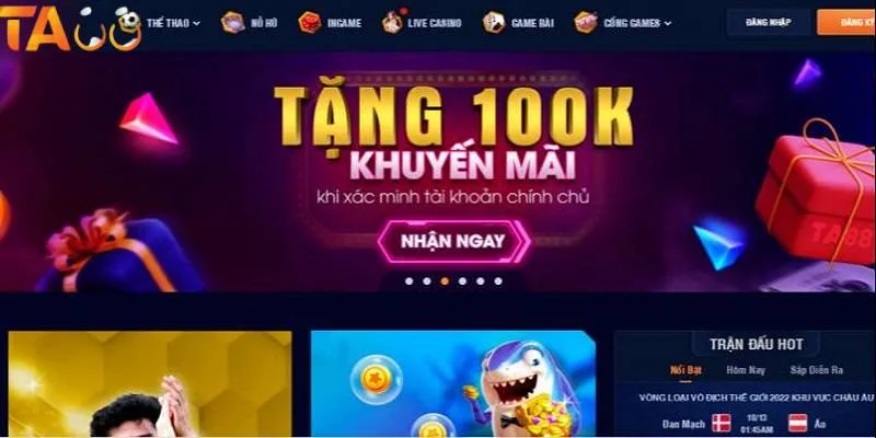 Xác minh tài khoản TA88 nhận thưởng 100k Xác minh tài khoản TA88 nhận thưởng 100k